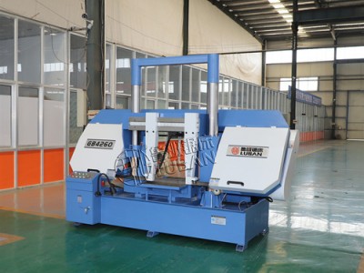 GB4260金屬帶鋸床魯班鋸業(yè)生產廠家 人工輔助液壓半自動