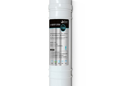 韓式一體快接濾芯T33快插10寸后置顆?；钚蕴紴V芯