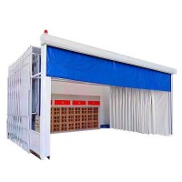伸縮式大型鋼結(jié)構噴漆房，各型號匯總