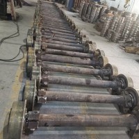 實(shí)心礦車(chē)輪對(duì) 軌距1435軌距600直徑300 ，窯車(chē)輪