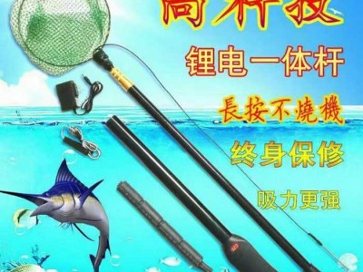 濟南鋰電充電竿打漁伸縮抄網(wǎng),大功率一桿清