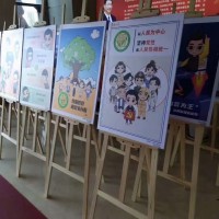 西安廣告kt板噴繪，室內(nèi)寫(xiě)真印刷kt板噴畫(huà)，立式落地海報(bào)架
