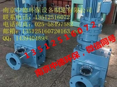 南京中德專業(yè)生產(chǎn)PG污泥切割機(jī)，管道破碎機(jī)，處理糞污和污泥