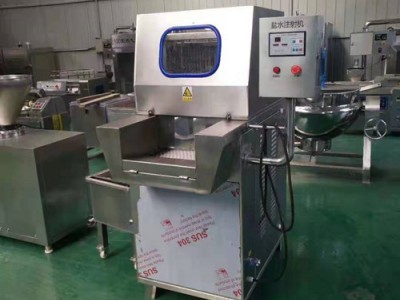 牛肉干加工流水線 全自動鹽水注射機(jī)商用