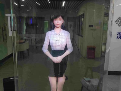 空中成像廣告展示、仿真數(shù)字人展臺、虛擬主持人