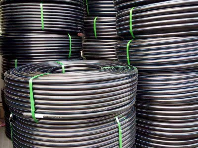 PE穿線盤管 黑色實(shí)壁穿線管 PE電纜保護(hù)管/路燈地埋穿線管