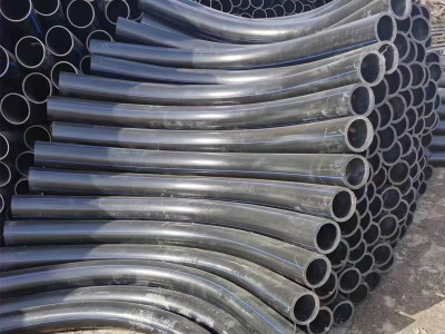 PE電力管大彎頭 免熱熔對(duì)接管件 pe大弧彎管 穿線管弧彎