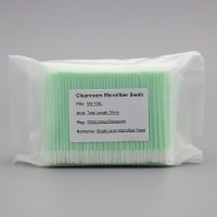 MS758L短桿單層超細(xì)纖維布頭無塵凈化工業(yè)棉簽清潔擦拭棒