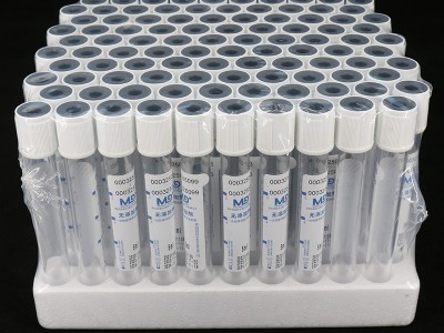 白色管帽無添加劑PET材質(zhì)真空采血管_抽血管_普通血清管