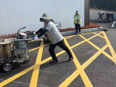 南京道路劃線njms-2026工廠廠區(qū)禁停線劃線設置